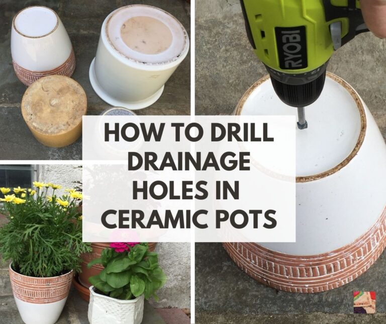 How to Drill a Drainage Hole in a Ceramic Pot