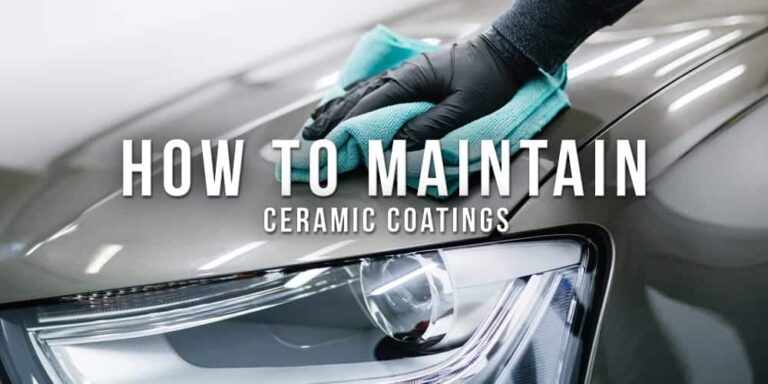 How to Maintain Ceramic Coating